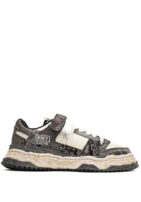 sneakers keith python printed uomo grigie e bianche MAISON MIHARA YASUHIRO | A14FW709GREY